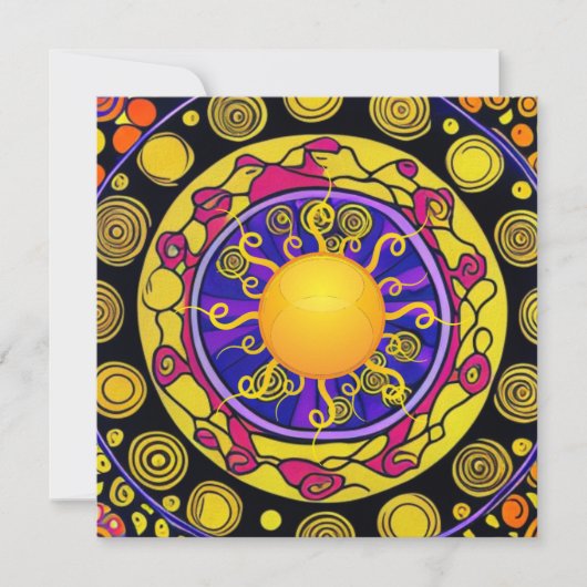 Sunny Daze Feestdagenkaart (Voorkant)