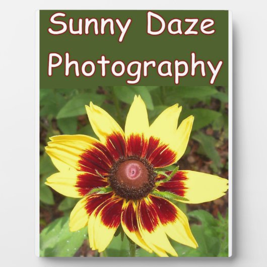 Sunny Daze Fotografie-Logo Fotoplaat (Voorkant)
