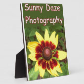 Sunny Daze Fotografie-Logo Fotoplaat (Zijkant)