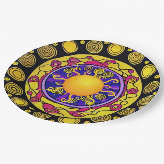 Sunny Daze Papieren Bordje (Gekanteld)