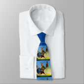 Sunny de Schenley Bourbon haan print Stropdas (Gebonden)