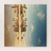 Sunny Desert Oasis Legpuzzel (Horizontaal)