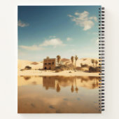 Sunny Desert Oasis Notitieboek (Achterkant)