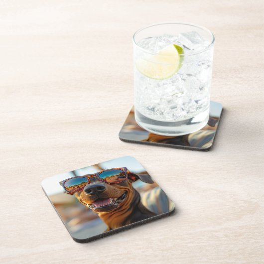 Sunny Dobermann Bier Onderzetter (Rechterzijde)