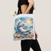 Sunny Dolphin Bliss Tote Bag (Dichtbij)