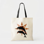 Sunny Dolphin Tote Bag (Voorkant)