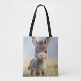 Sunny Donkey Canvas tas