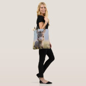 Sunny Donkey Canvas tas (Op model)