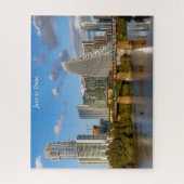 Sunny Downtown Austin langs de Colorado River Legpuzzel (Verticaal)