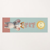 Sunny Elephant & Tiger Serenity Yogamat (Voorkant (horizontaal))