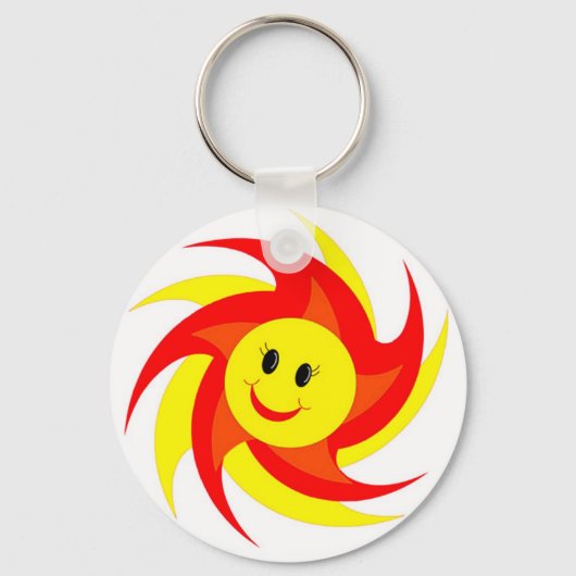 Sunny Face Sleutelhangers (Voorkant)