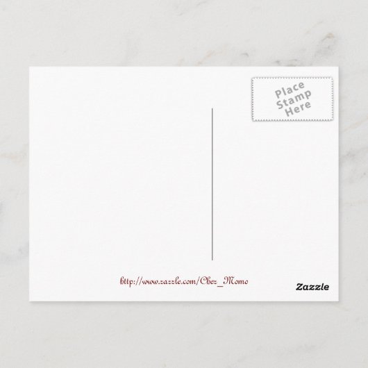 Sunny Fall bladeren Briefkaart (Achterkant)