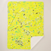 Sunny Flight Sherpa Blanket Deken (Voorkant)