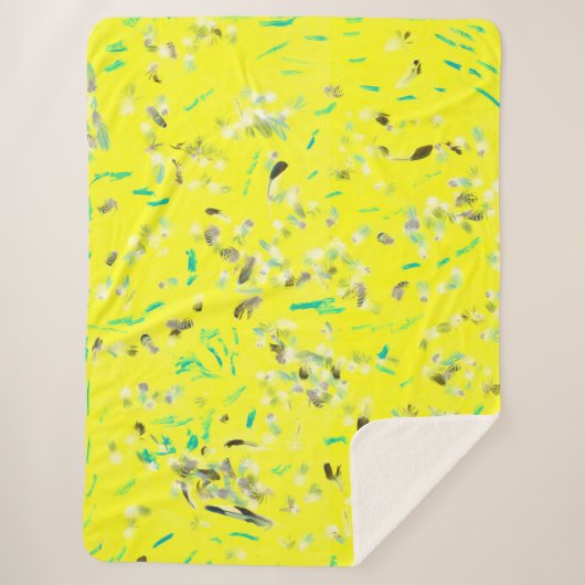 Sunny Flight Sherpa Blanket Sherpa Deken (Voorkant)