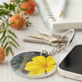 Sunny Floral Charm voor Sleutels & Tassen Sleutelhanger (Voorkant Rechts)