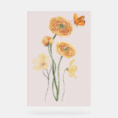Sunny Floral Delight, Waarde Poster Papier (mat) (Voorkant)