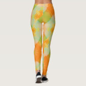 Sunny Floral Geometric Pattern Legging (Achterkant)