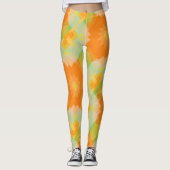 Sunny Floral Geometric Pattern Legging (Voorkant)