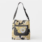 Sunny Floral Touch Purse AI art Crossbody Tas (Achterkant)