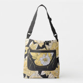 Sunny Floral Touch Purse AI art Crossbody Tas (Voorkant)