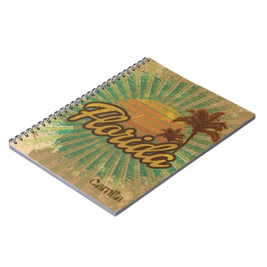  Sunny Florida, Beach Style Journal Notitieboek (Linkerzijde)