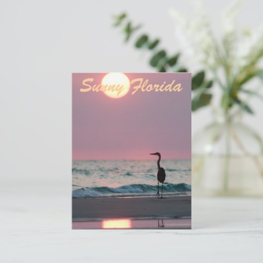 Sunny Florida Briefkaart (Staand voorkant)
