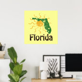 Sunny Florida Poster (Thuiskantoor)