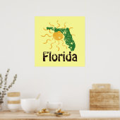 Sunny Florida Poster (Keuken)