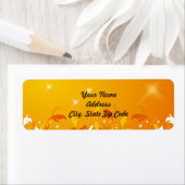 Sunny Flourish Personalized Labels : (Insitu)