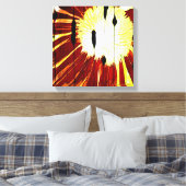 Sunny Flower Barn Canvas Afdruk (Insitu (Slaapkamer))