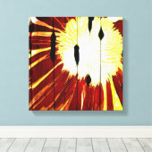 Sunny Flower Barn Canvas Afdruk (Insitu (Houten vloer))