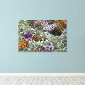 Sunny Flower Garden Canvas Afdruk (Insitu (Houten vloer))