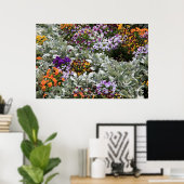 Sunny Flower Garden Poster (Thuiskantoor)