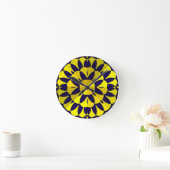 Sunny Fractal Art Ronde Klok (Huis)