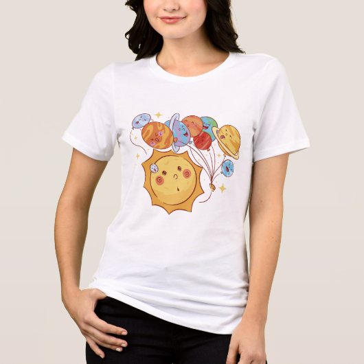 Sunny Friends Tri-Blend Shirt (Voorkant)