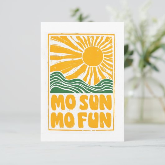 Sunny Fun Fiesta Informatiekaartje (Staand voorkant)