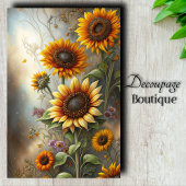 Sunny Garden Art Decoupage Tissuepapier