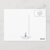 Sunny Garden Briefkaart (Achterkant)