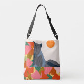 Sunny Garden Cat Crossbody Tas (Achterkant)