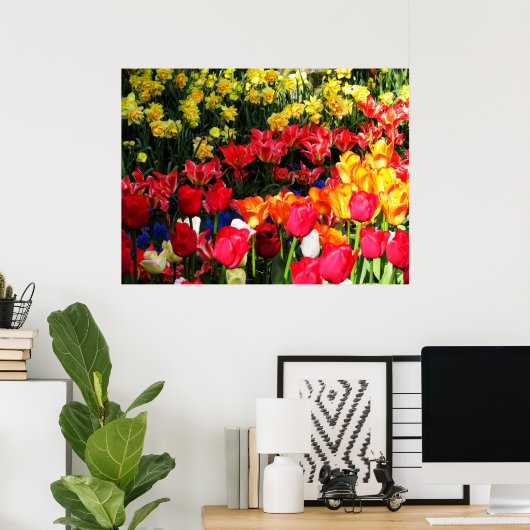 Sunny Garden Poster (Thuiskantoor)