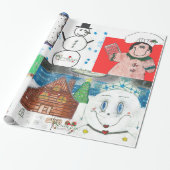 Sunny Glen Wrapping Paper Cadeaupapier (Uitgerold)