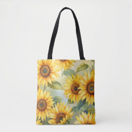 Sunny Glow Zonnebloem Canvas tas