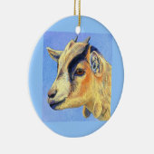 "Sunny Goat" - Kwergbeitornament Keramisch Ornament (Rechts)