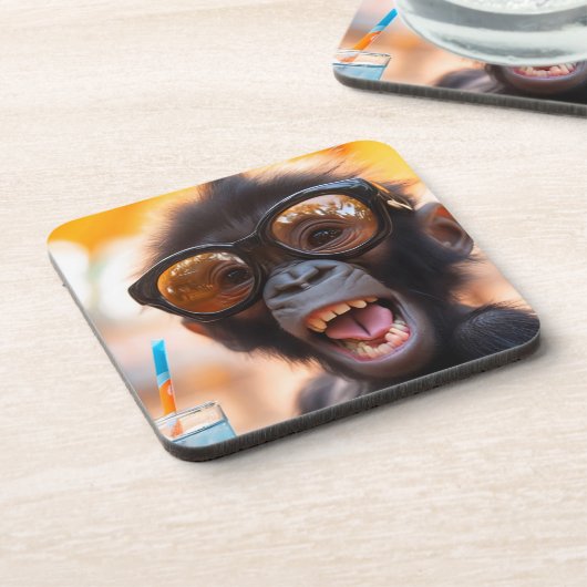 Sunny Gorilla Bier Onderzetter (Linkerzijde)