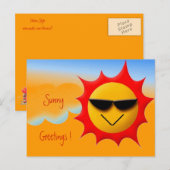 Sunny Greetings Briefkaart (Voorkant / Achterkant)