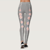 Sunny Grey AI art Leggings (Achterkant)