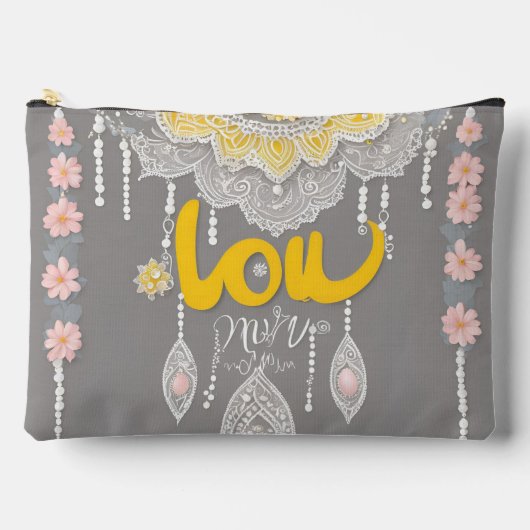 Sunny Grey Lace AI art Etui (Voorkant)