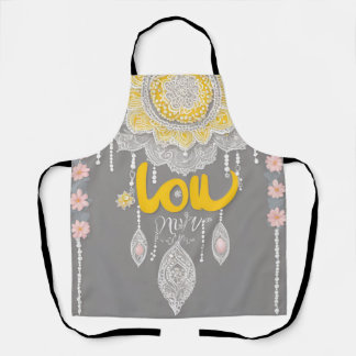 Sunny Grey Lace AI art Schort