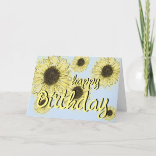 Sunny Happy Birthday Kaart