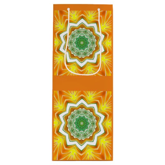 Sunny Haze, Persoonlijke wijn Gift Bag Cadeautas (Voorkant)